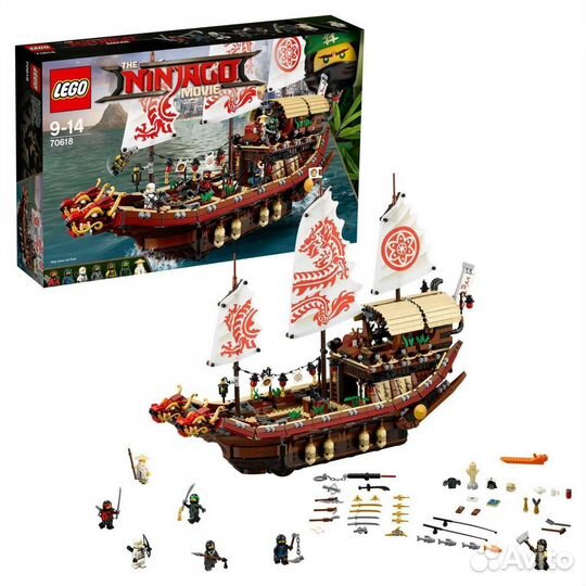 Lego Ninjago movie 70618 Корабль Мастера Ву