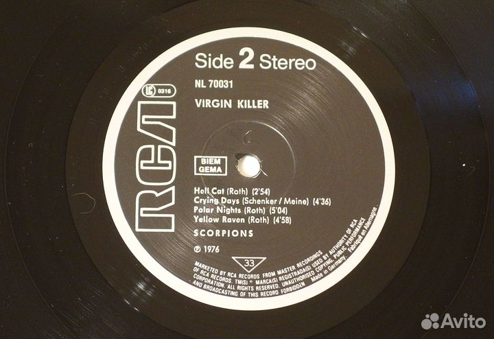 Виниловая пластинка Scorpions – Virgin Killer