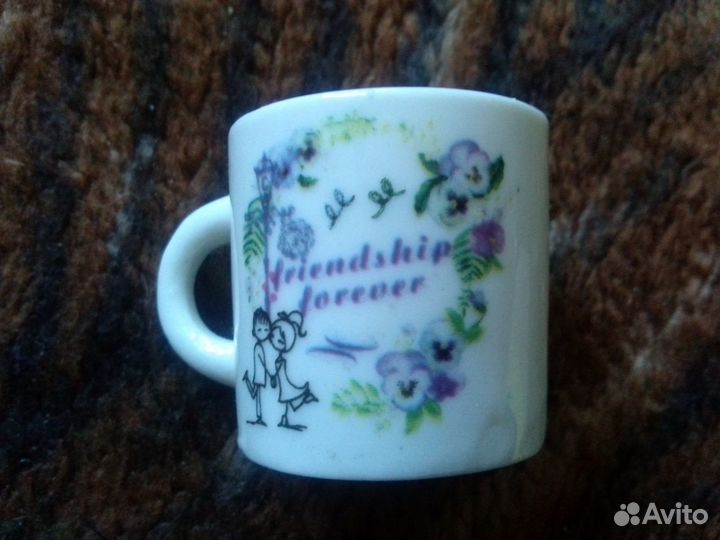 Минипосуда : кружка (фарфор) импорт Европа