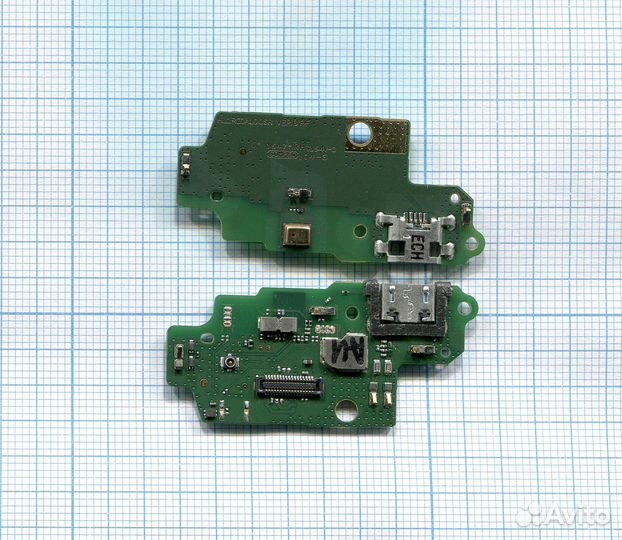 Разъем Micro USB Huawei G8 плата