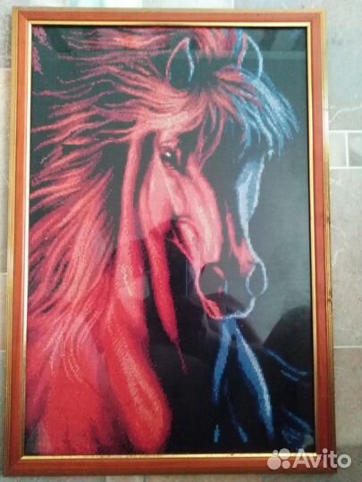 Картина ручная работа. вышевка