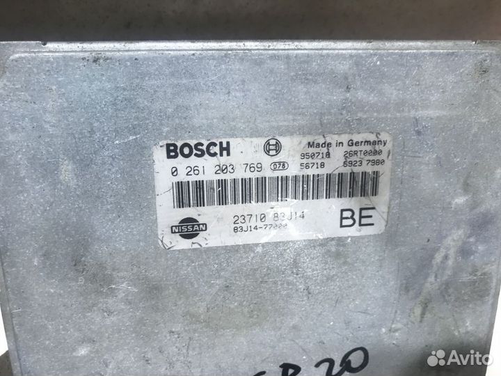 2371083J14 Блок управления эбу Nissan Primera P10