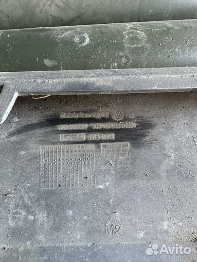 Накладка бампера тигуан 2