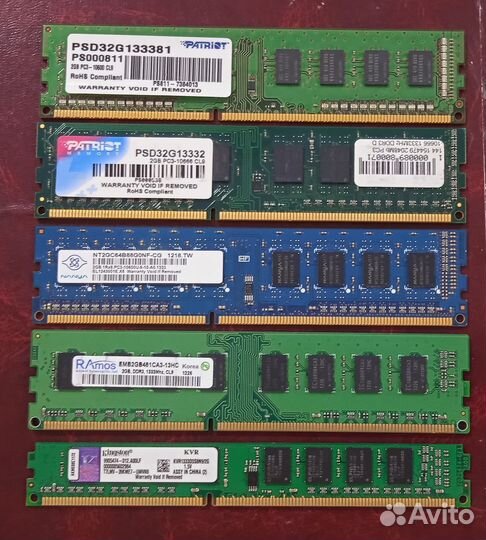 Оперативная память ddr2 и ddr3