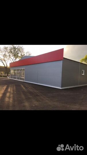 Строительство ангаров, магазинов из металлаконстру