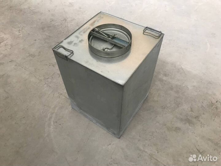 Бак оцинкованный 100л для бани и воды