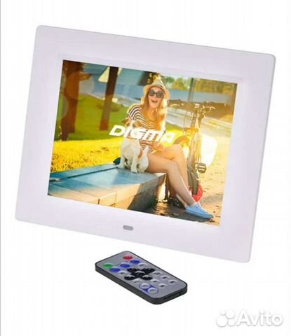 Цифровая фоторамка Digma PF-833 White