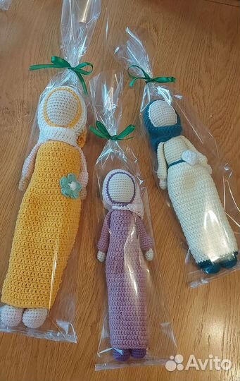 Кукла мусульманка вязаная