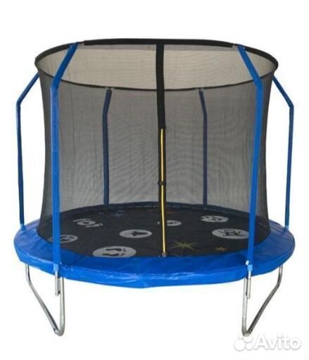 Батут с сеткой уличный 2,44 м