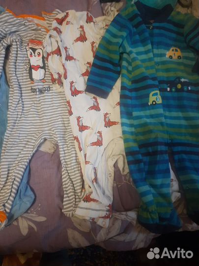 Комбинезоны флисовые 80