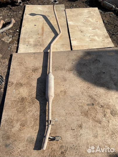 Рено логан средняя часть глушителя резонатор