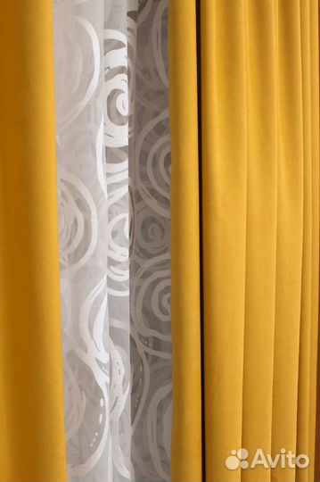 Шторы готовые канвас