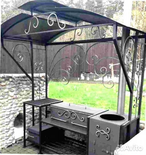 Мангал С крышей