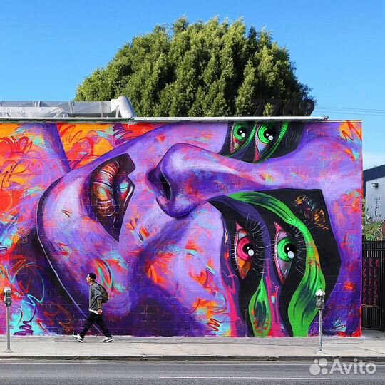 Художественная роспись стен. Граффити, Аэрография