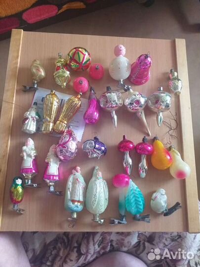 Елочные игрушки времён СССР