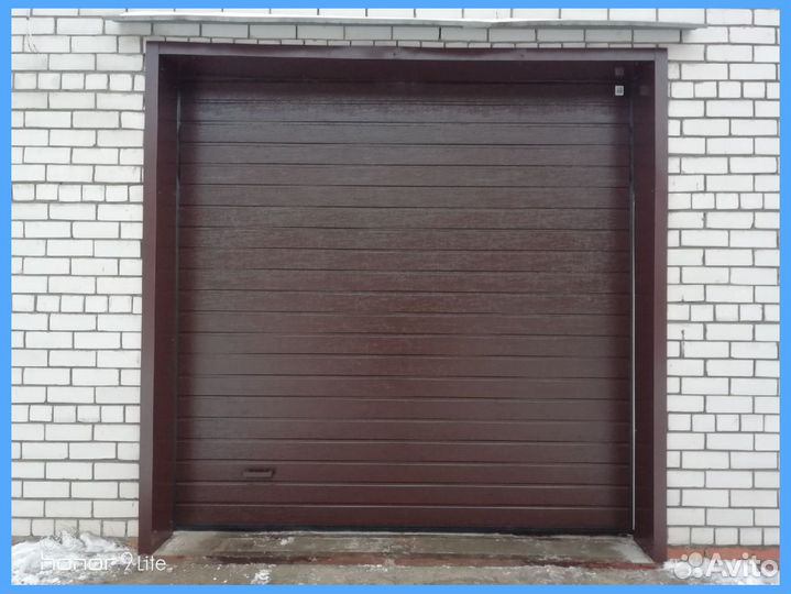 Автоматические секционные гаражные ворота