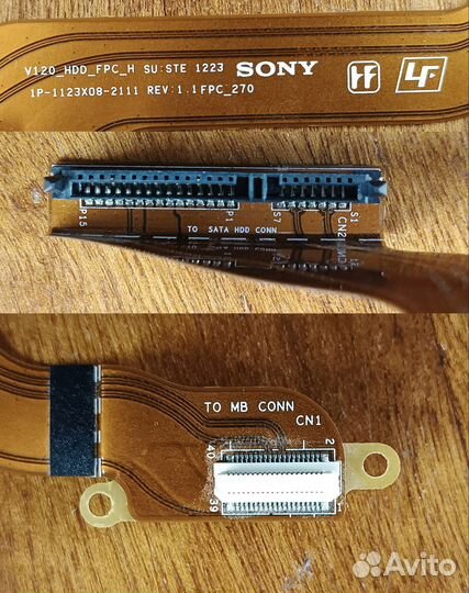 Шлейф диска sony vaio svs131a12v