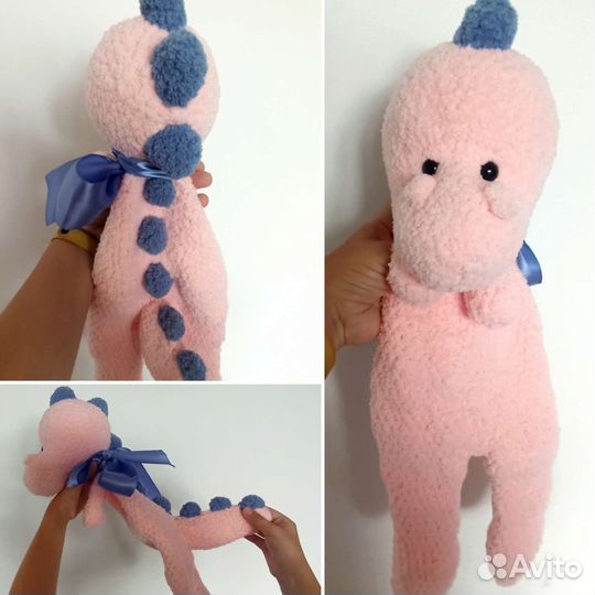 Дракон плюшевый мягкий/ Игрушки ручной работы