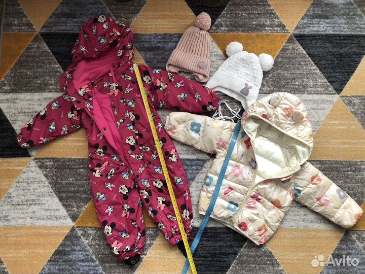 Большой пакет одежды для девочки 1-2 года
