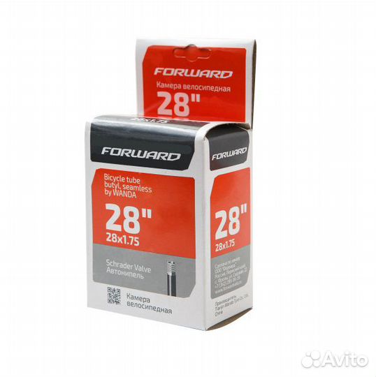 Камера на велосипед. диаметр 28 дюймов, 40*622
