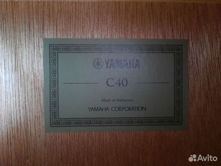 Гитара yamaha c40