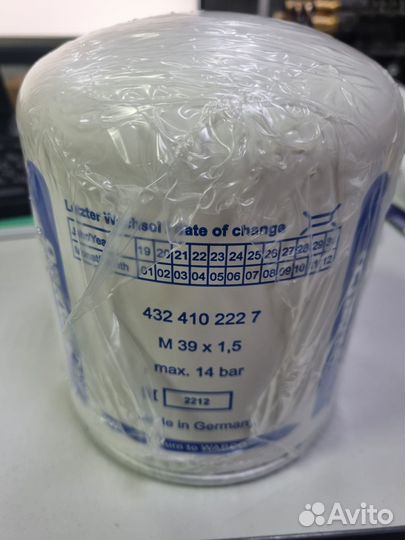 432 410 222 7 wabco картридж осушителя M39x1.5