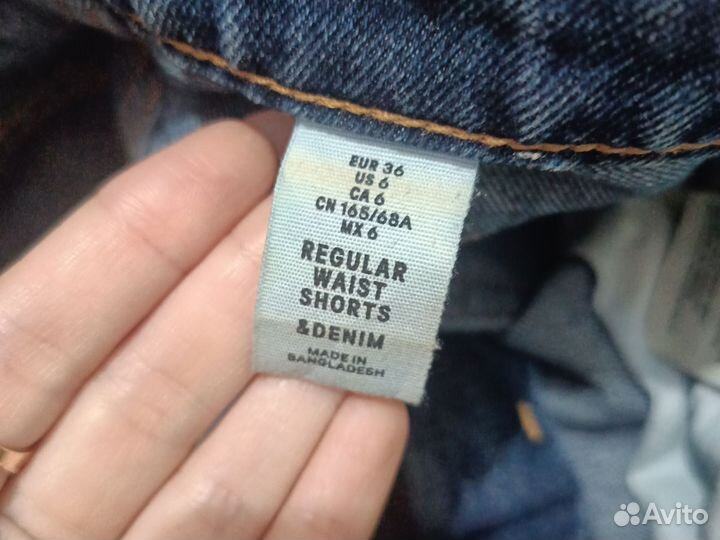 Шорты женские джинсовые