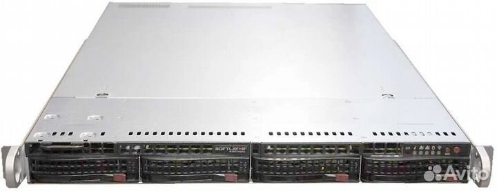 Сервер Supermicro 819 4LFF(NVMe) 2xGold6136/128gb