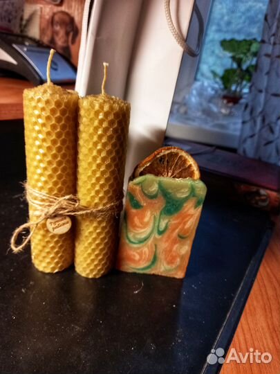 Свечки и мыло ручной работы