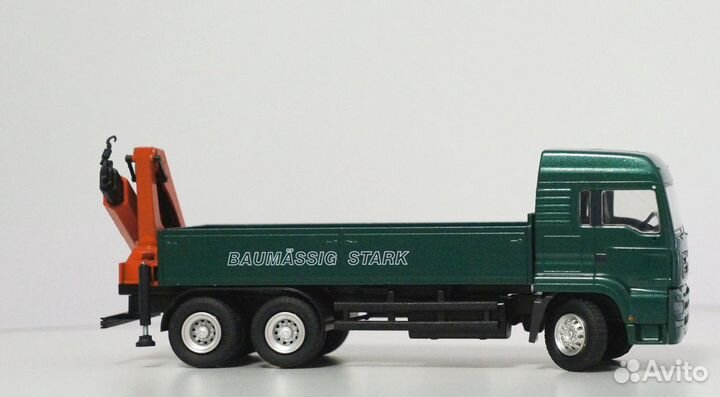 1/50 грузовик MAN Baumassig кран 1:50 манипулятор
