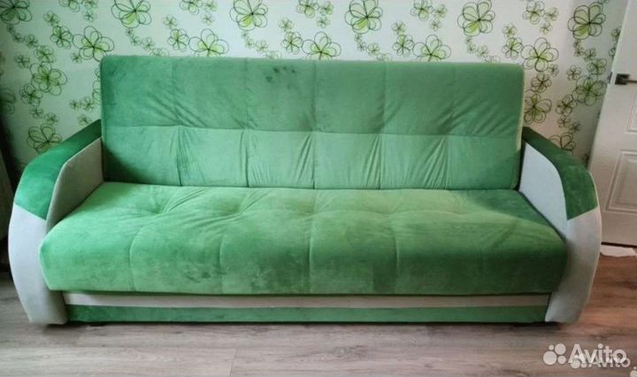 Диван-книжка Феникс зеленый