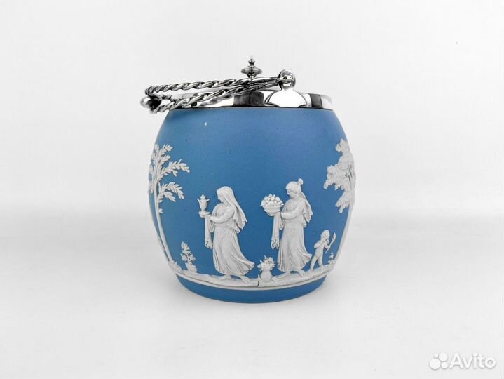 Антикварная бисквитница, Англия, Wedgwood, 1860-91