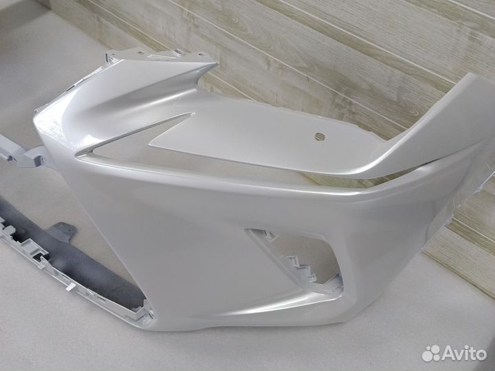 Lexus NX 200 Передний бампер белый перламутр 17-21