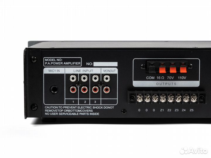 DS-6120 Усилитель мощности трансляционный, 120Вт