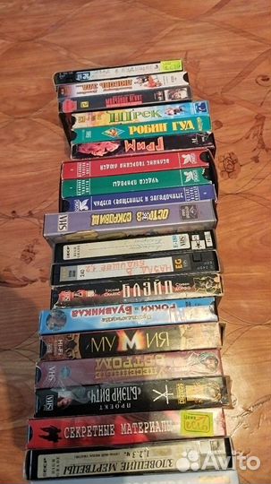 Видеокассеты vhs, поштучно и 