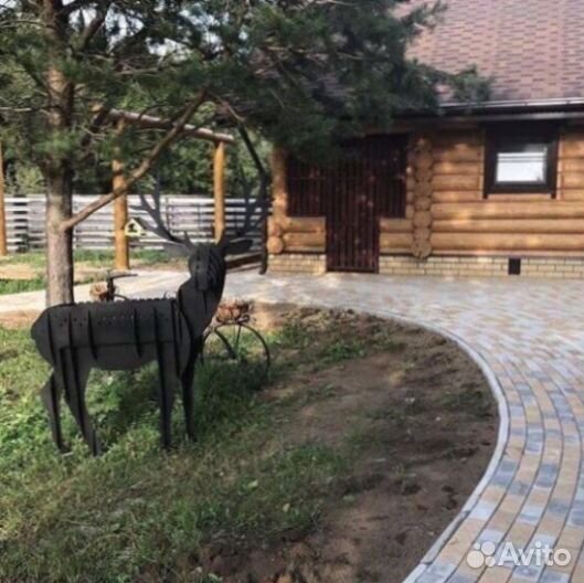 Гриль мангал комплекс из стали