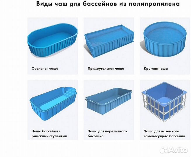 Бассейн из пластика 5x3