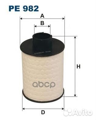 Фильтр топливный fiat PE982 Filtron