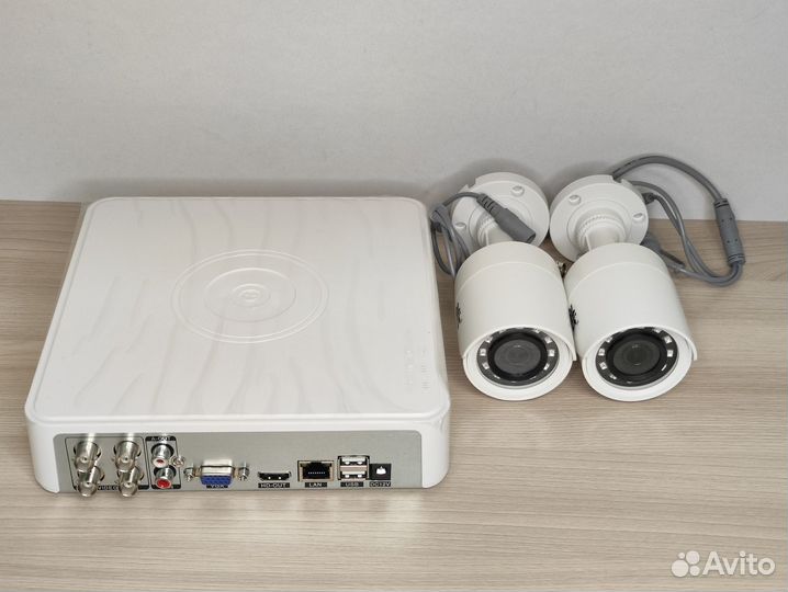 Комплект видеонаблюдения с установкой