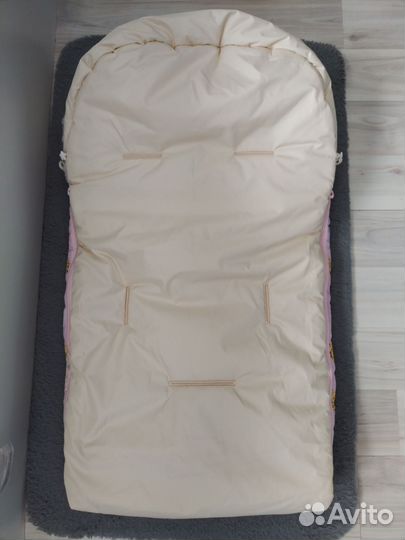 Зимний конверт в коляску на овчине