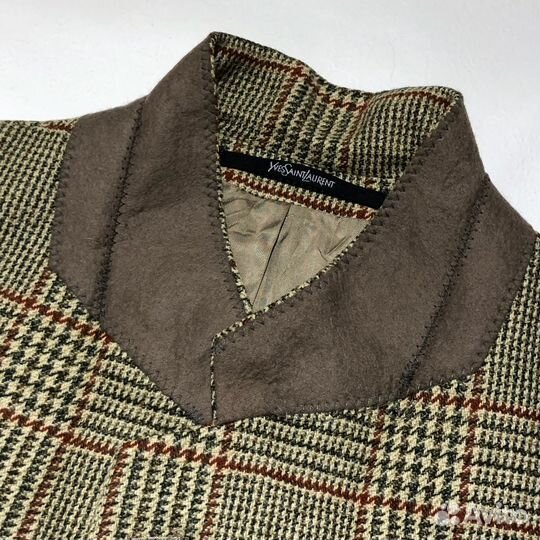 Винтажный твидовый пиджак YSL