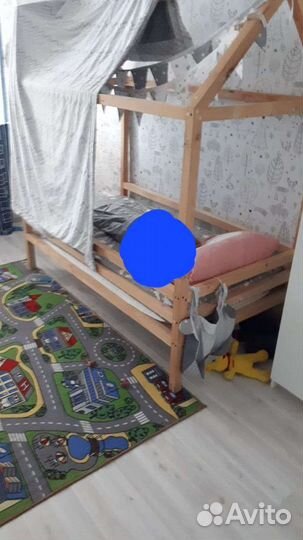 Кровать детская домиком