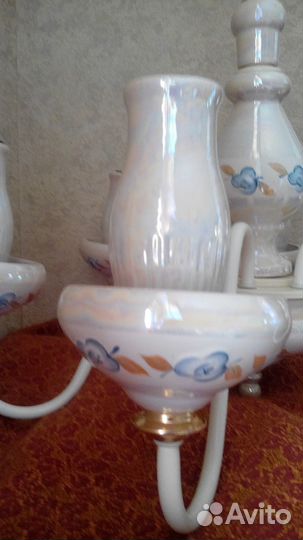 Люстра винтажная советских времен