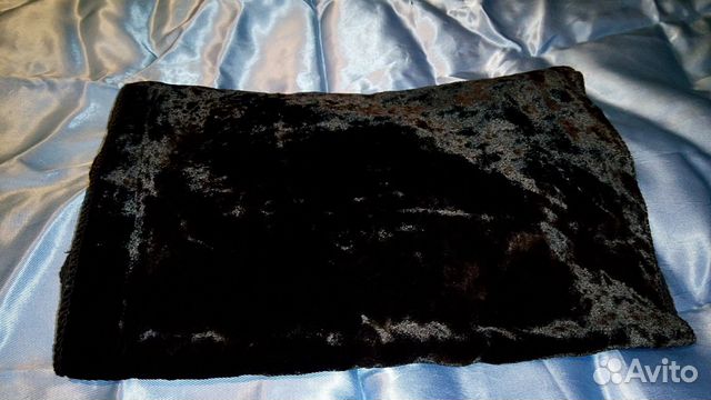 Бархатный шарф