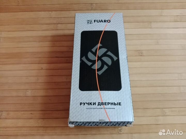 Ручки дверные fuaro ethno KM SN/CP-3, новые