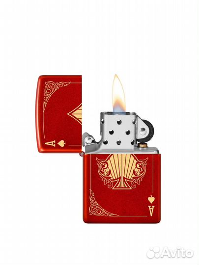 Зажигалка Zippo 49475 La1 Ace of Spades Оригинал