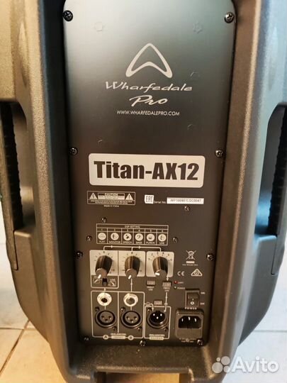 Wharfedale pro titan AX 12 Black активный комплект