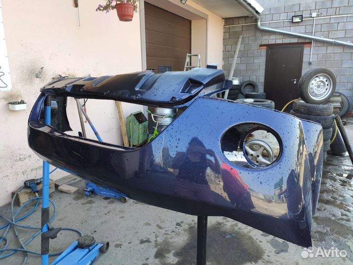 Передний бампер mitsubishi outlander xl