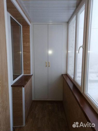 Балконы-остекление, отделка, мебель