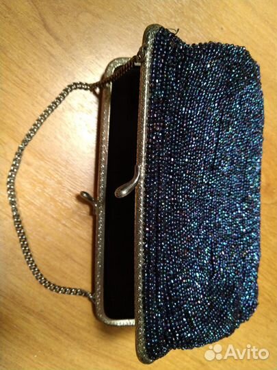 Старинная сумочка-клатч. Биссер